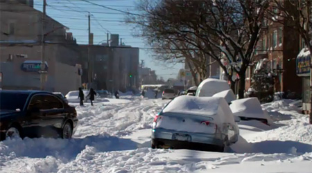 Snow Storm in New York City