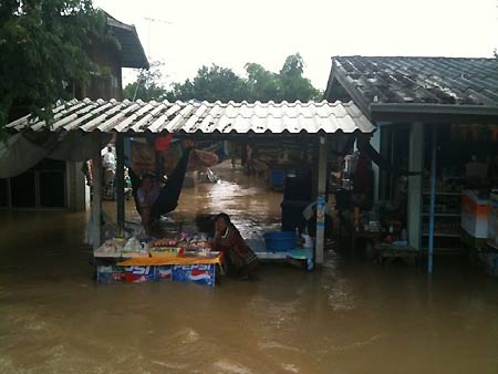 น้ำท่วม อ.ท่าช้าง จ.นครราชสีมา