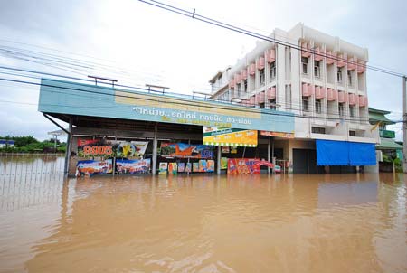 ข่าวน้ำท่วม ปักธงชัย น้ำท่วมโคราช