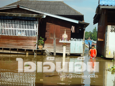 ข่าวน้ําท่วม จ.ปทุมธานี