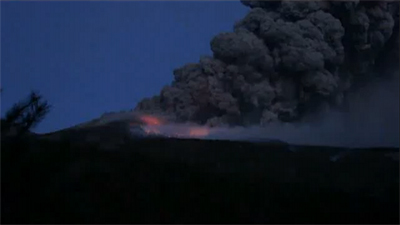 ภูเขาไฟชินโมเอดาเกะปะทุ 13 มีนาคมที่ผ่านมา