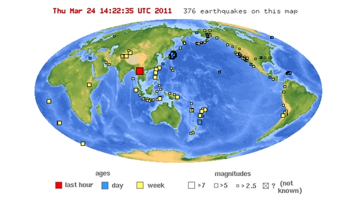 แผ่นดินไหวไทย