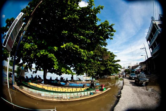 รวมภาพในวันน้ำหลาก เมืองปากน้ำโพ นครสวรรค์