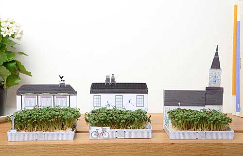 Postcarden โปสการ์ดที่ย่อสวนสวยมาไว้บนกระดาษ