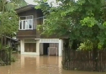 น้ำป่าสักทะลักบางปะหัน