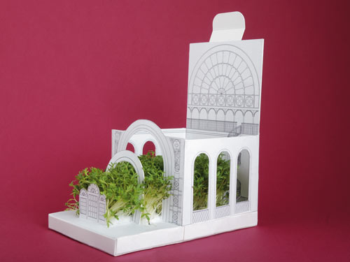 Postcarden โปสการ์ดที่ย่อสวนสวยมาไว้บนกระดาษ