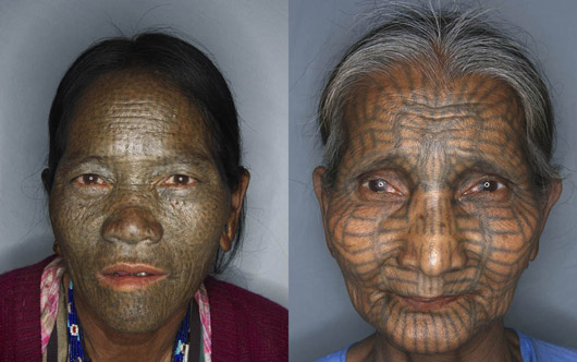 สักบนใบหน้า