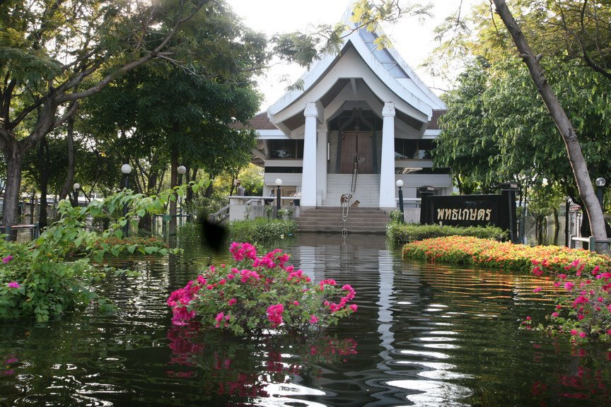 น้ำท่วม ม.เกษตร