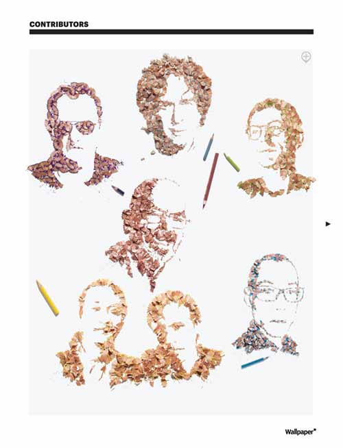 ว้าว! ศิลปะภาพคนจากเศษเหลาดินสอสี