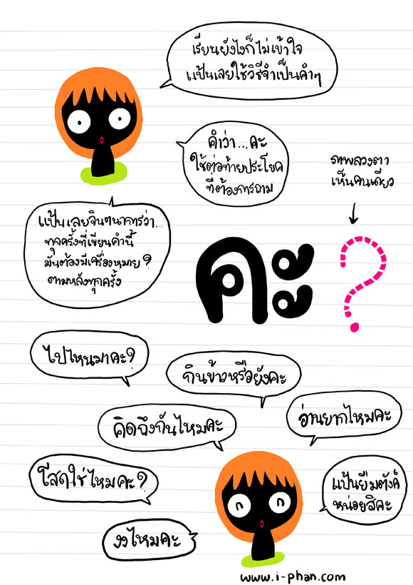 คะ ค่ะ นะคะ