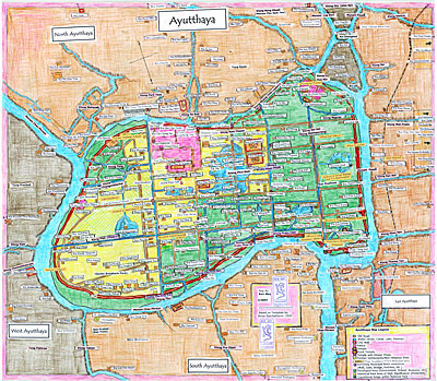 แผนที่ อยุธยา