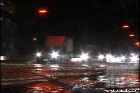 น้ำท่วมถนนวิภาวดี