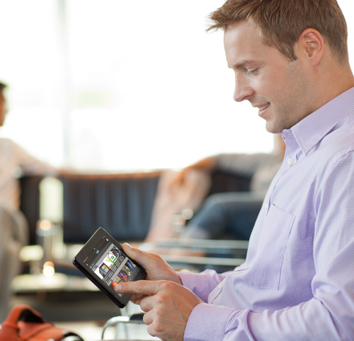 อเมซอนเปิดตัวแท็บเล็ตใหม่ คินเดิ้ล ไฟเออร์ สู้ไอแพด