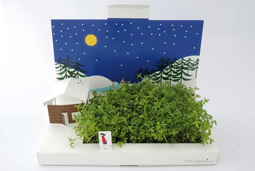 Postcarden โปสการ์ดที่ย่อสวนสวยมาไว้บนกระดาษ