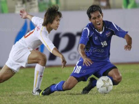 บอลไทยเสมอเวียดนาม 1-1 ศึกเวียงจันทน์เกมส์