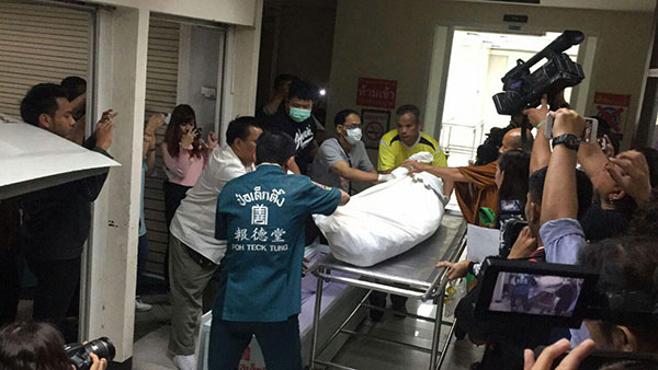 ญาติเดินทางรับศพ น้องเคลียร์ สาววัย18 ไลฟ์สดโดดสะพาน