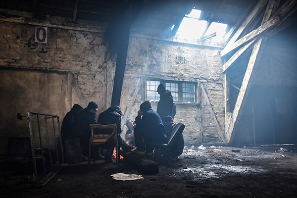 เด็กผู้อพยพในเซอร์เบีย