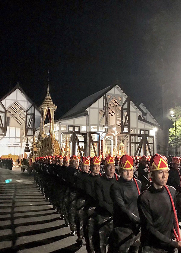 พิธีซ้อมย่อยริ้วขบวนพระบรมราชอิสริยยศ 15 ต.ค. 60