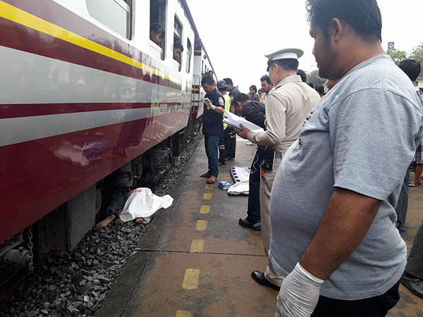 รถไฟทับคนตาย