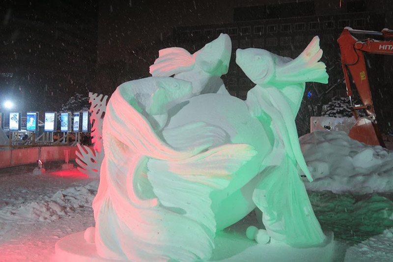 ไทยคว้าแชมป์แกะสลักหิมะ 