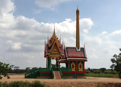 เมรุสีเขียววัดที่โคราช เจ้าอาวาสเผยสร้างมา 8 เดือนยังไม่เผาสักศพ  