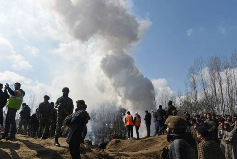ปากีสถานยิงเครื่องบินอินเดีย