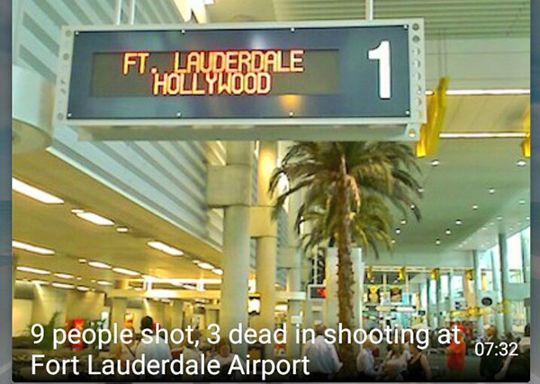 กราดยิงในสนามบินฟลอริด้า