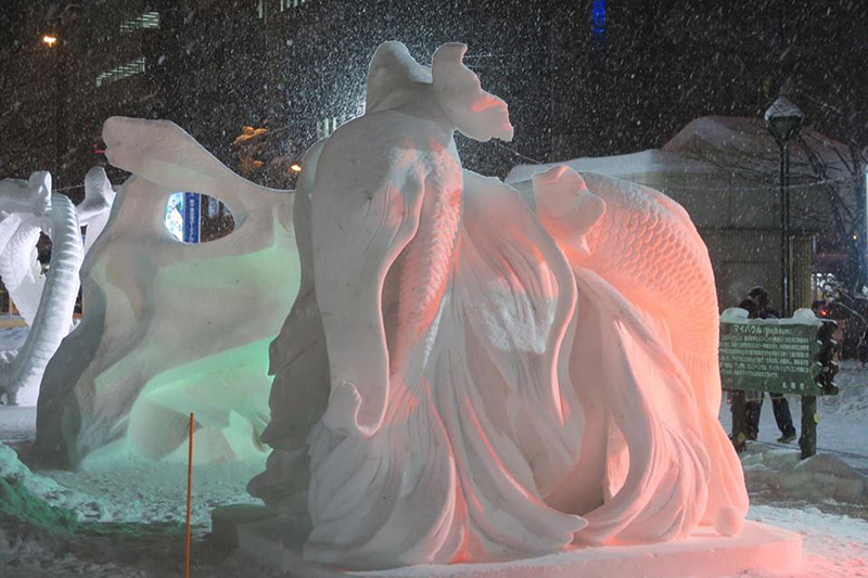 ไทยคว้าแชมป์แกะสลักหิมะ 