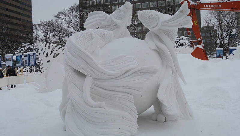 ไทยคว้าแชมป์แกะสลักหิมะ 