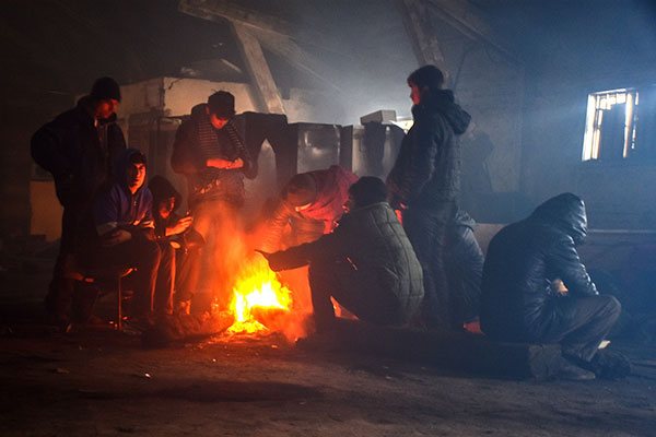 เด็กผู้อพยพในเซอร์เบีย