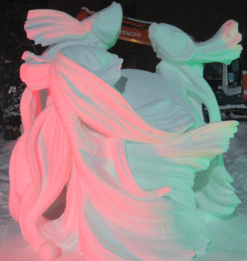 ไทยคว้าแชมป์แกะสลักหิมะ 