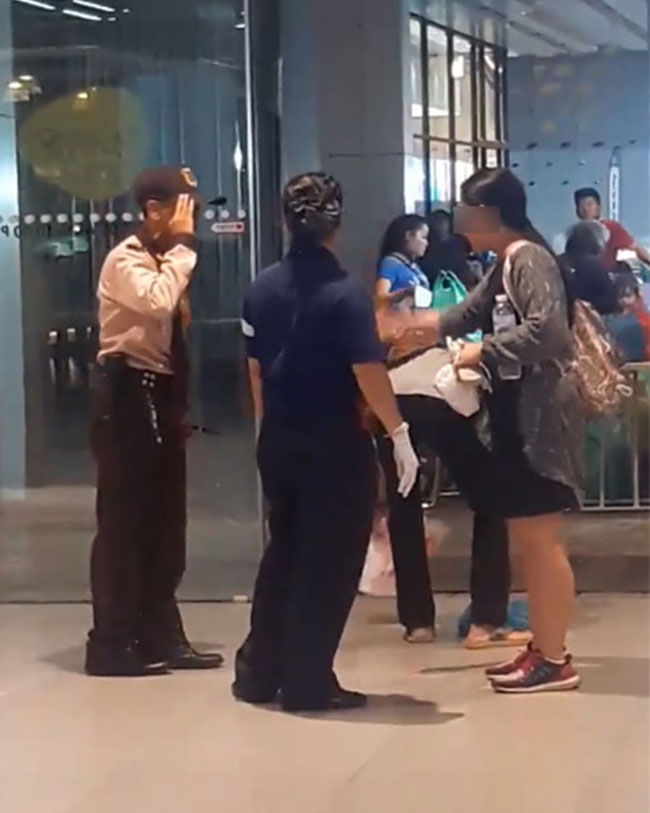 มนุษย์ป้าด่า รปภ. ห้าง