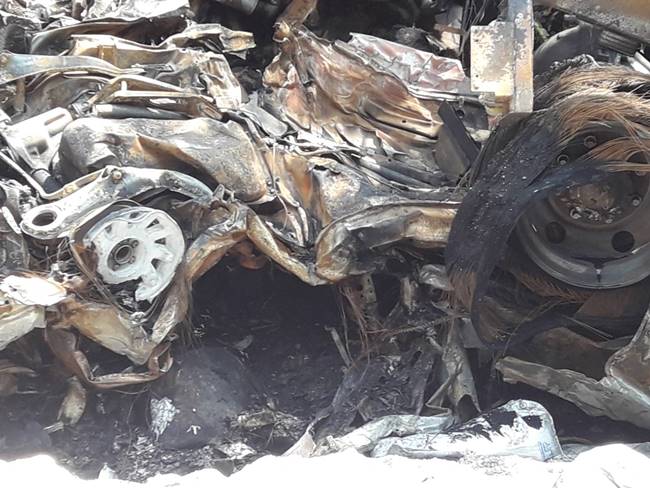  รถพ่วง 18 ล้อเบรกแตก