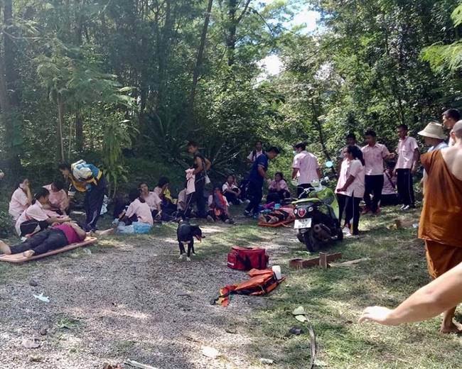 รถบัสบรรทุกนักเรียน เบรกแตก