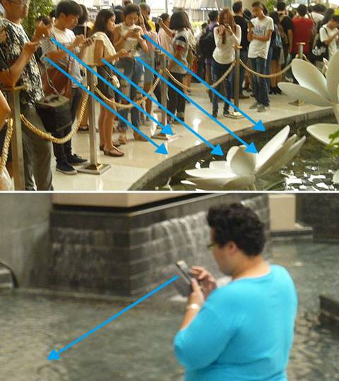 Pokemon Go ฮอตจริง ! คนไทยนับพันแห่จับโปเกมอนเต็มลานพาร์คพารากอน