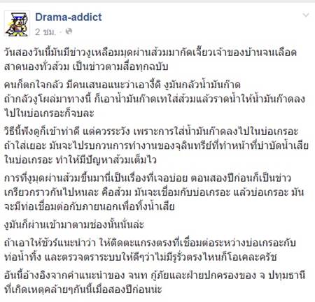 โลกออนไลน์แชร์ วิธีป้องกันงูโผล่จากส้วม รับรองทำแล้วปลอดภัยชัวร์