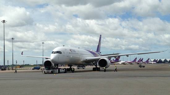 การบินไทย รับมอบเครื่องบินแอร์บัส A350 XWB รุ่นใหม่ล่าสุดของโลก 