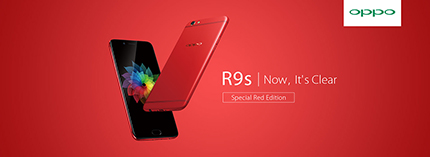OPPO R9s Special Red Edition สีแดง แรง ทุบสถิติยอดจองออนไลน์ หมดไวเกินคาด!!