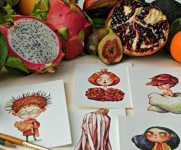 ศิลปะจากผลไม้