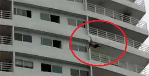 นาทีชีวิต ! ชายต่างชาติกระโดดคอนโด พัทยา ดับคาที่