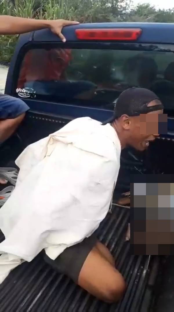 หนุ่มโดนจับน้ำท่อม