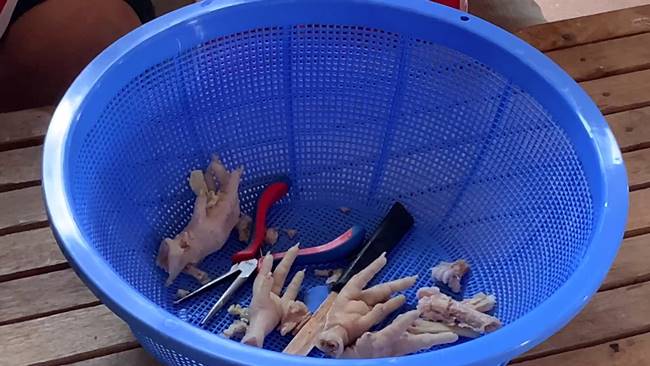 แทะตีนไก่