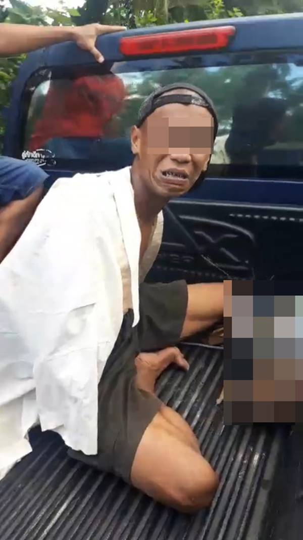 หนุ่มโดนจับน้ำท่อม