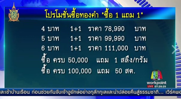 แฉ แม่ค้าเฟซบุ๊ก ชวนซื้อทอง 1 แถม 1