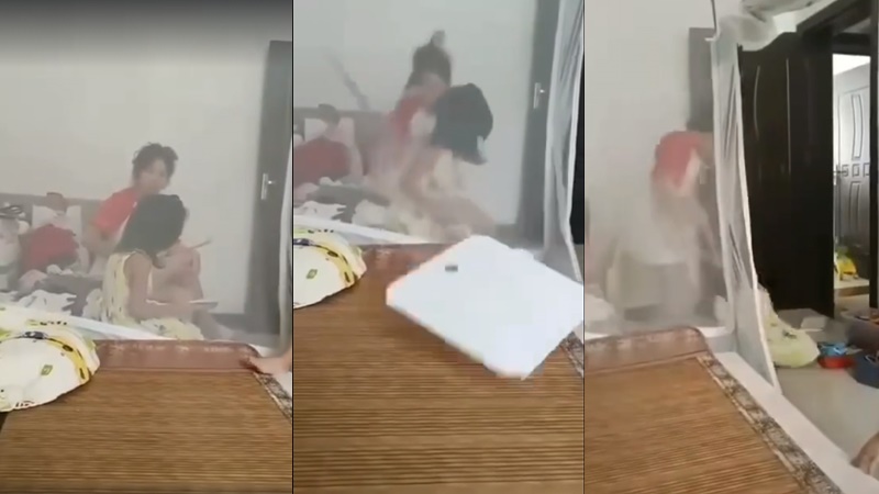 แม่ตีลูก