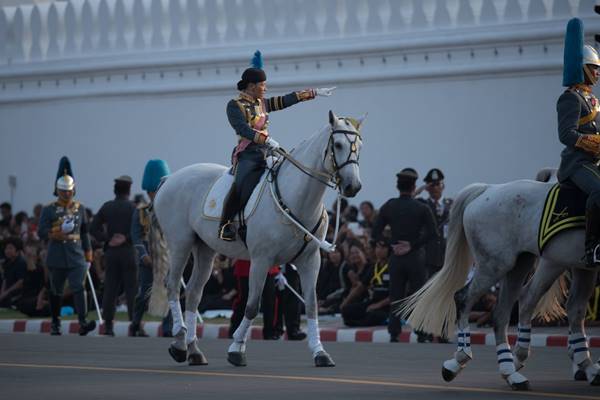 พระองค์หญิงสิริวัณณวรีฯ ทรงม้านำริ้วขบวนที่ 6 