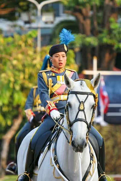 พระองค์หญิงสิริวัณณวรีฯ ทรงม้านำริ้วขบวนที่ 6 