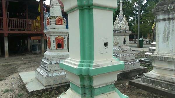 ของคนตายก็เอา ! โจรใจบาปทุบเจดีย์บรรจุอัฐิของคนตายก็เอา ! โจรใจบาปทุบเจดีย์บรรจุอัฐิ