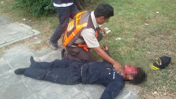 รถพ่วงระเบิดไฟลุก