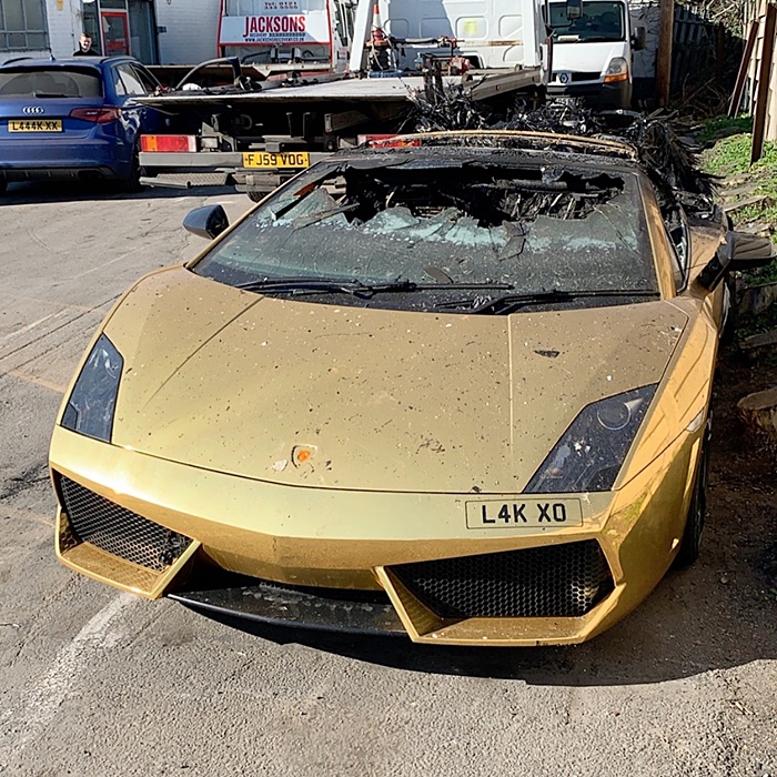 ไฟไหม้รถ